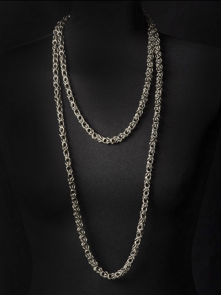 Collier MING, col. argento, 155 cm