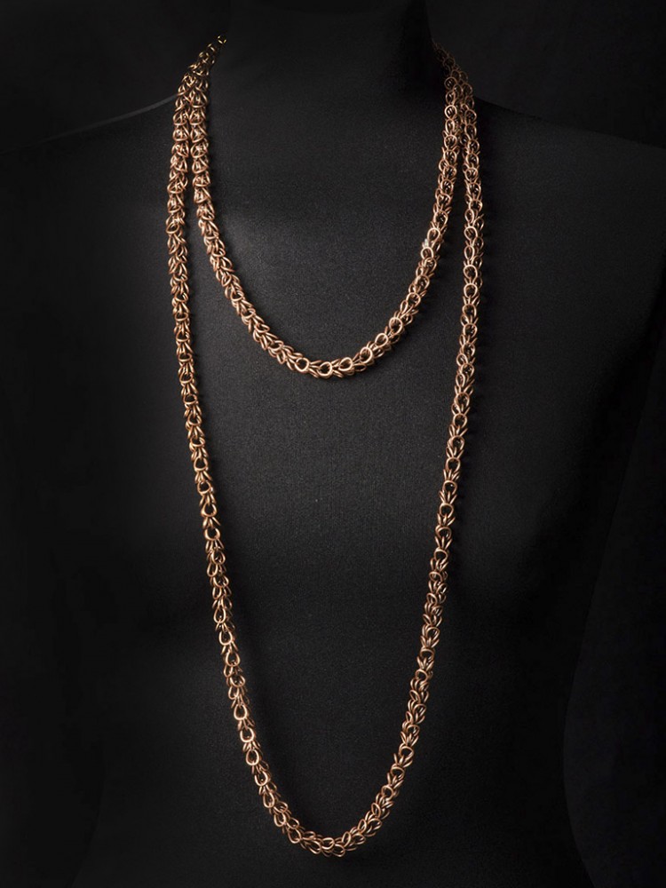 Collier MING, col. rame, 155 cm