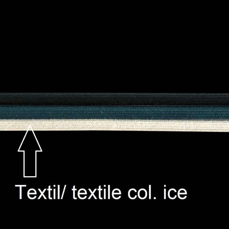 Textilband, D 3mm, L 60 cm, col. ice