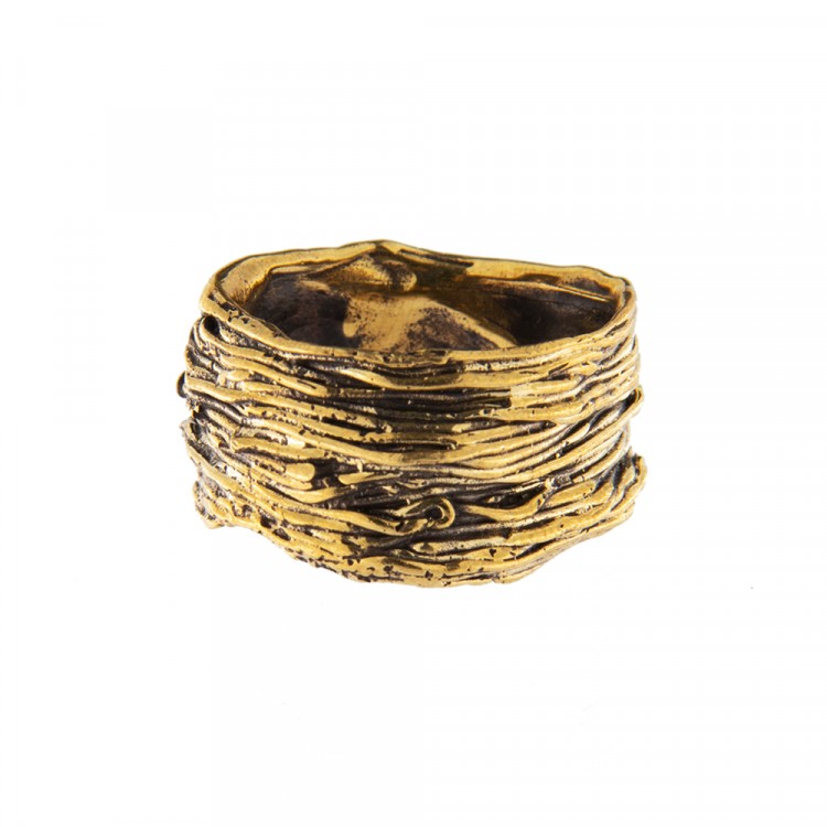 Ring NATYR-2, col. gold antik, Größe L