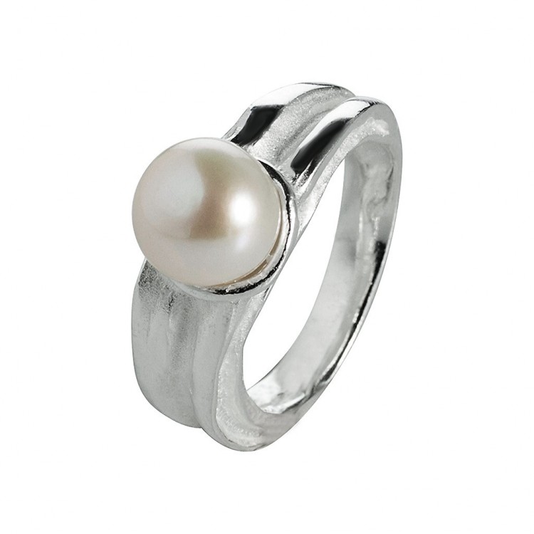 Ring CARINA, silver with pearl