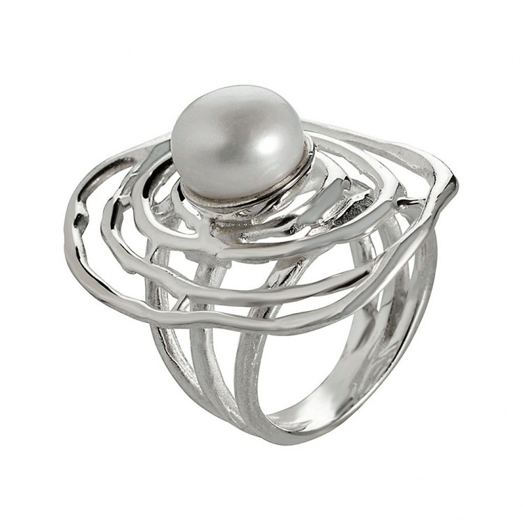 Ring DARIA, silver with pearl
