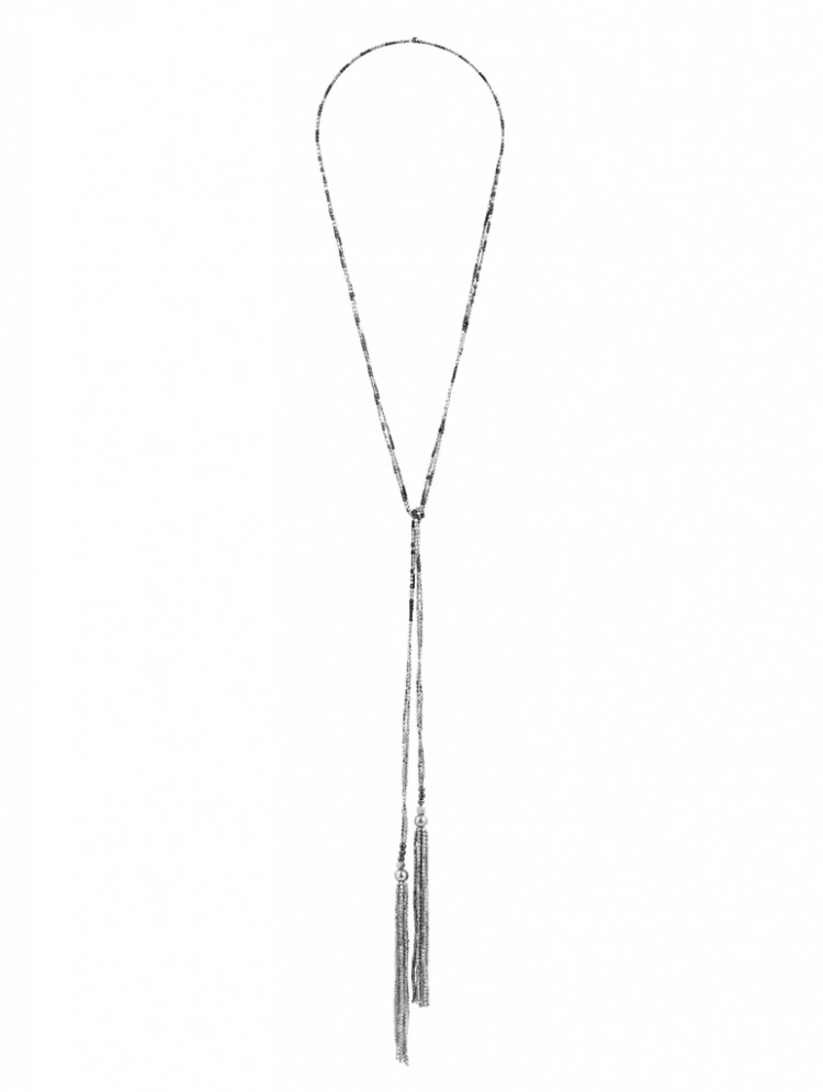 Collier PAPINA, col. silber/ black