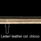 String, Leather, D 5mm, L 60 cm, col. chicco