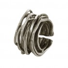 Ring WANGARA, col. silver antique, size M/L