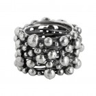 Ring TANUJ006, silver  oxydized size 52