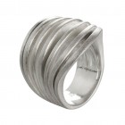 Ring TANUJ010, silver satin, size 54