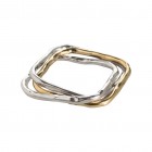 Ring TANUJ023, silver part. gold plated, size 54
