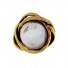 Ring PRENSES, col. gold antik, Perlmutt, Gr. S/M