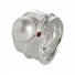 Ring MILENA RB, silver with pearl & ruby size 56