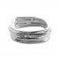 Ring LUNED, silver