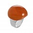 Ring TANUJ016, silver  & red onyx