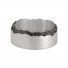 Ring TANUJ034, silver satin/ black size 58