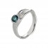 Ring ROCCO, siver 925°°° , blue topaz